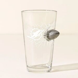 Miami Dolphins NFL Pint Glass